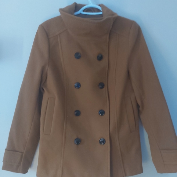 H&M wool blend pea coat - Picture 2 of 3